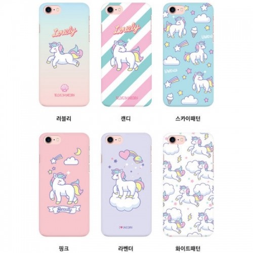파스텔 유니콘 하드 케이스 (갤럭시 아이폰 LG 90기종), , 코지, 