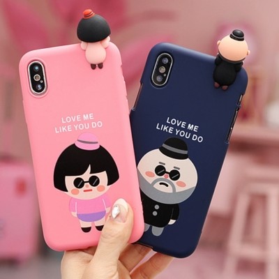 아저씨와 소녀 어부바 소프트 젤리 케이스 (갤럭시 아이폰 LG 100기종), , 코지, 