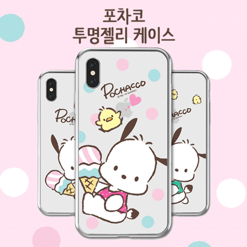 포차코 투명젤리 케이스 (갤럭시 아이폰 LG 140기종), , 코지, 