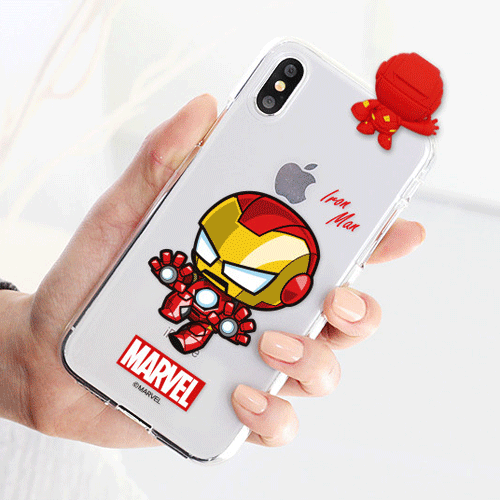 MARVEL 마블 뉴피규어 투명 젤리 케이스(갤럭시 아이폰 LG 140기종), , 코지, 