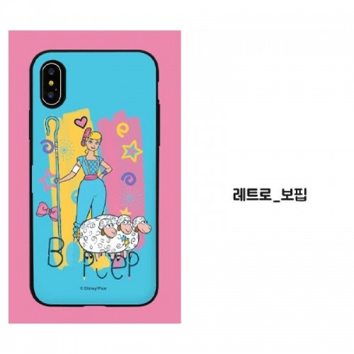 디즈니 레트로 토이 스토리 카드 도어 범퍼 케이스 (갤럭시 아이폰 LG 60기종), , 코지, 