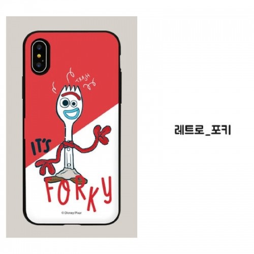 디즈니 레트로 토이 스토리 카드 도어 범퍼 케이스 (갤럭시 아이폰 LG 60기종), , 코지, 