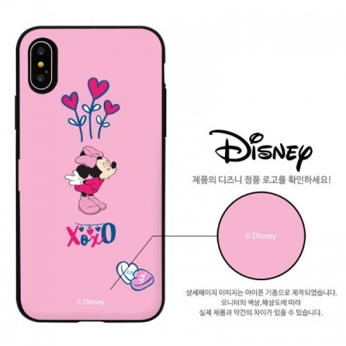 디즈니 XOXO 커플 미키 미니 카드 도어 범퍼 케이스 (갤럭시 아이폰 LG 60기종), , 코지, 