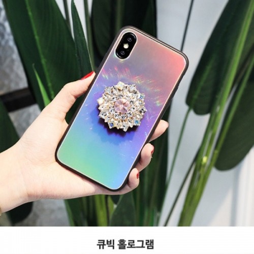 크리스탈톡 미러 범퍼 케이스 (갤럭시 아이폰 LG 80기종), , 코지, 